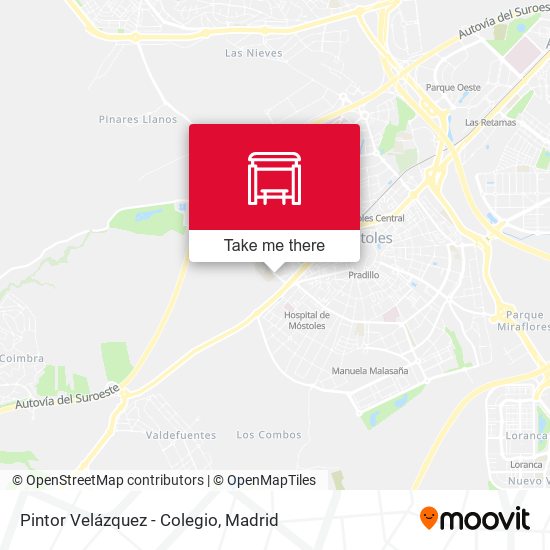 Pintor Velázquez - Colegio map