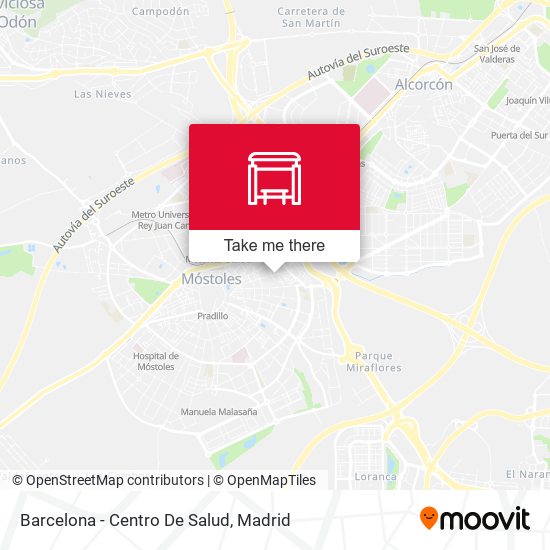 Barcelona - Centro De Salud map