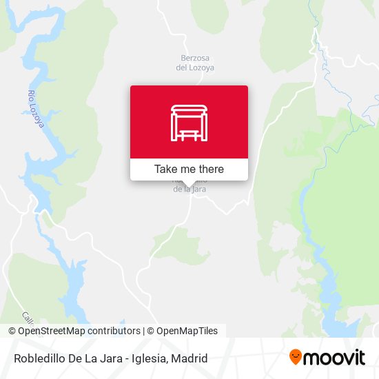 Robledillo De La Jara - Iglesia map