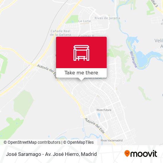 José Saramago - Av. José Hierro map