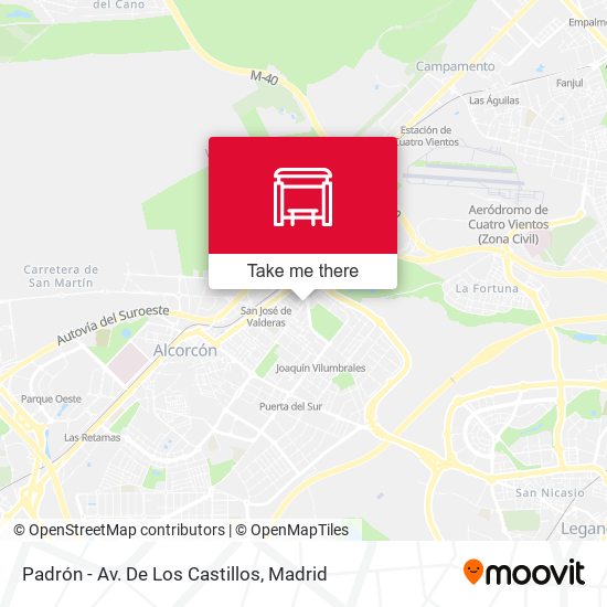 Padrón - Av. De Los Castillos map