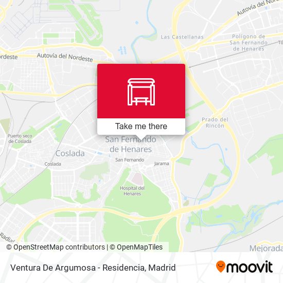 Ventura De Argumosa - Residencia map