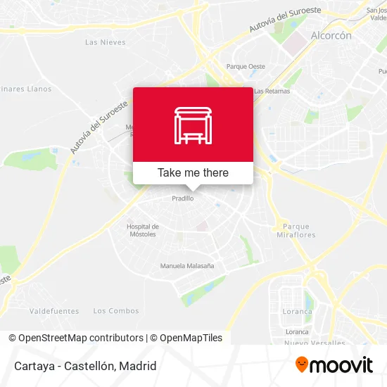 Cartaya - Castellón map