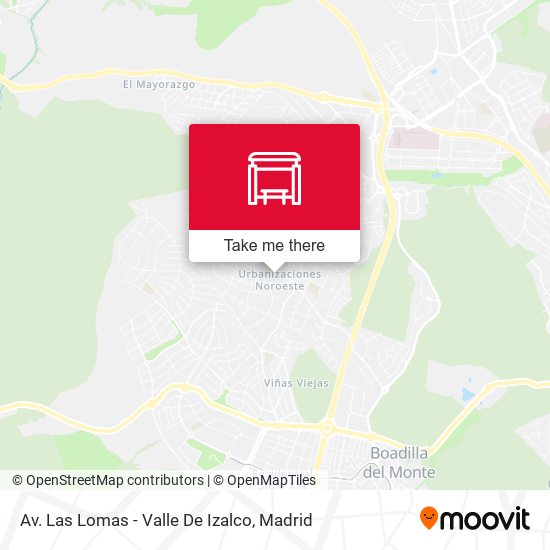 Av. Las Lomas - Valle De Izalco map