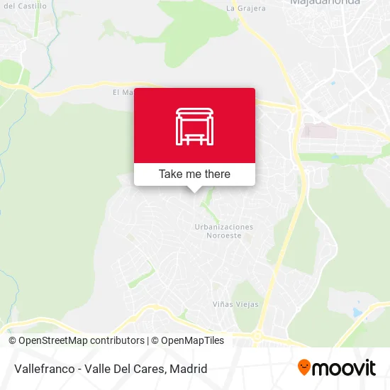 Vallefranco - Valle Del Cares map