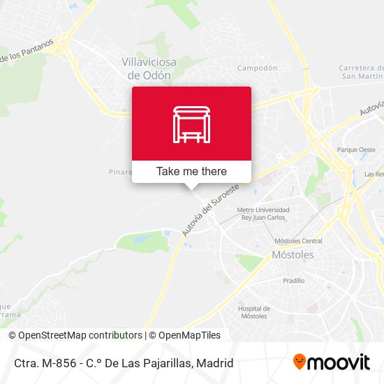 Ctra. M-856 - C.º De Las Pajarillas map