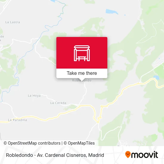 Robledondo - Av. Cardenal Cisneros map