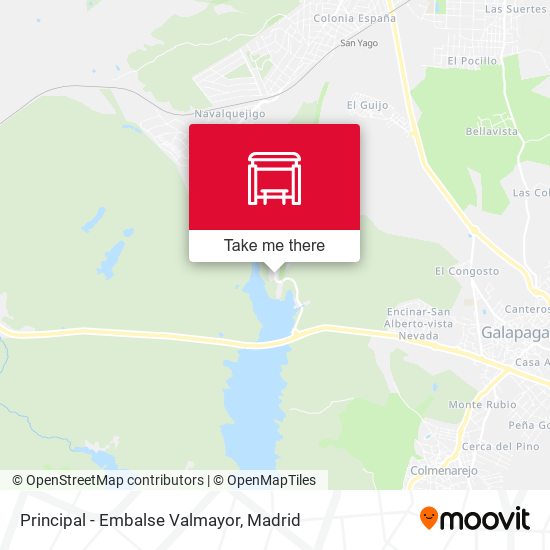 Principal - Embalse Valmayor map