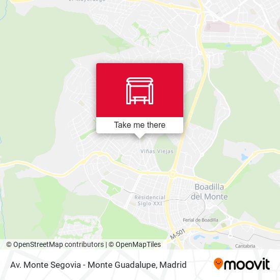 Av. Monte Segovia - Monte Guadalupe map