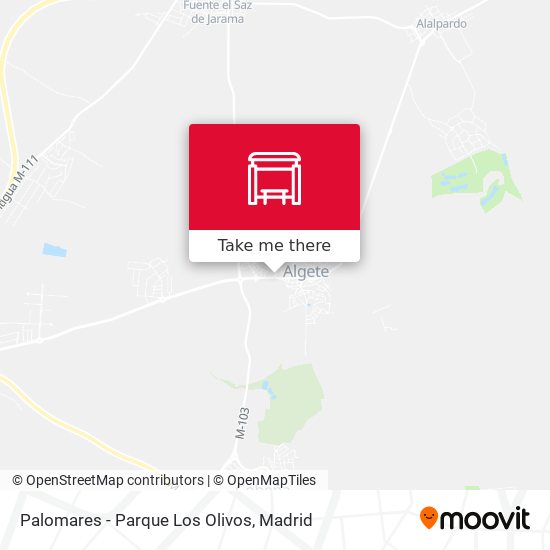 Palomares - Parque Los Olivos map