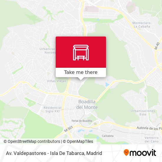 Av. Valdepastores - Isla De Tabarca map