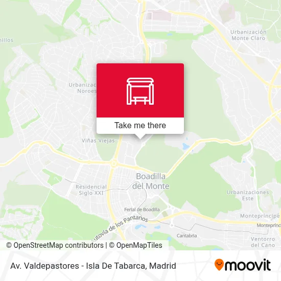 Av. Valdepastores - Isla De Tabarca map