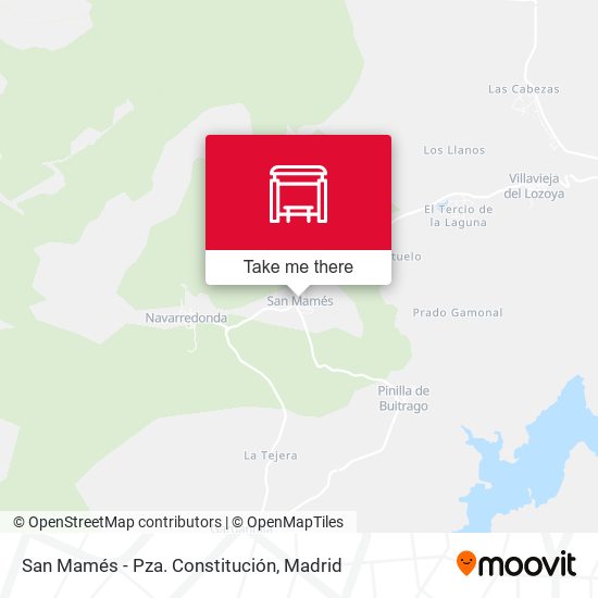 San Mamés - Pza. Constitución map