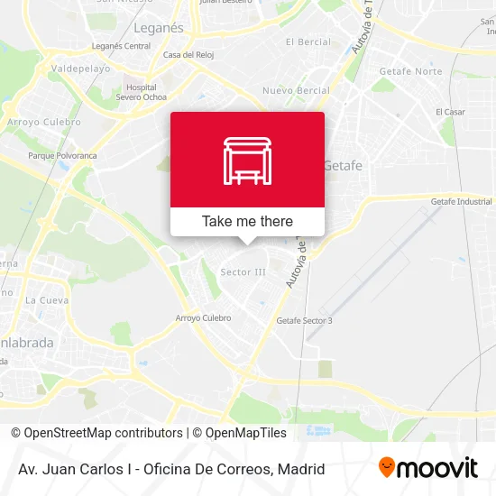 Av. Juan Carlos I - Oficina De Correos map