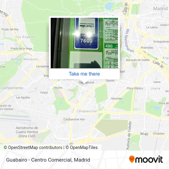 Guabairo - Centro Comercial map