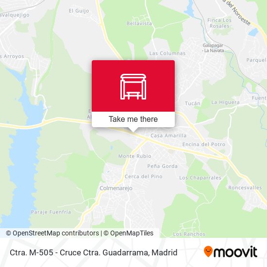 Ctra. M-505 - Cruce Ctra. Guadarrama map