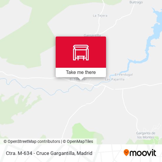 Ctra. M-634 - Cruce Gargantilla map
