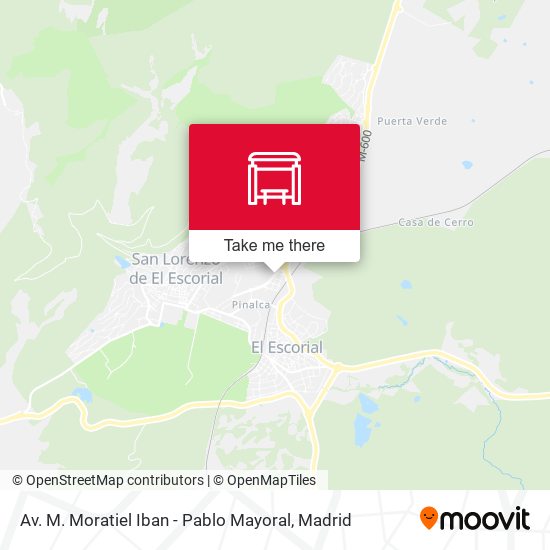 Av. M. Moratiel Iban - Pablo Mayoral map