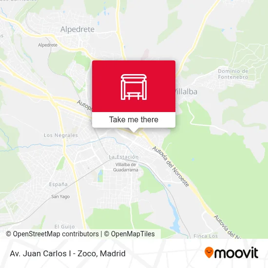 Av. Juan Carlos I - Zoco map
