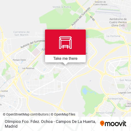 Olímpico Fco. Fdez. Ochoa - Campos De La Huerta map