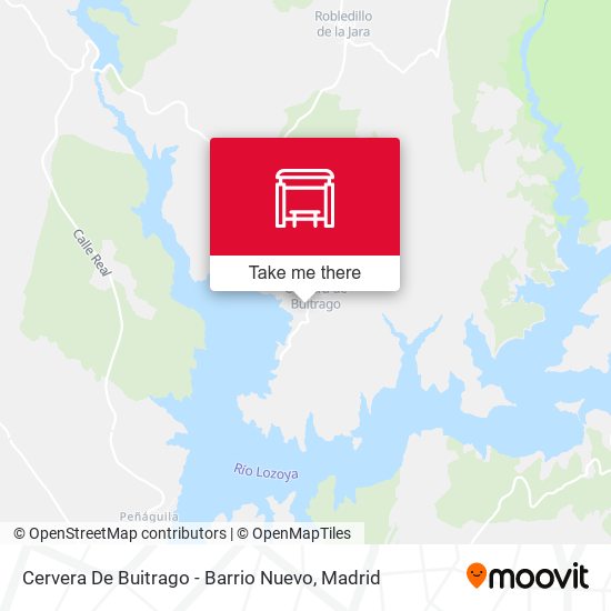 Cervera De Buitrago - Barrio Nuevo map