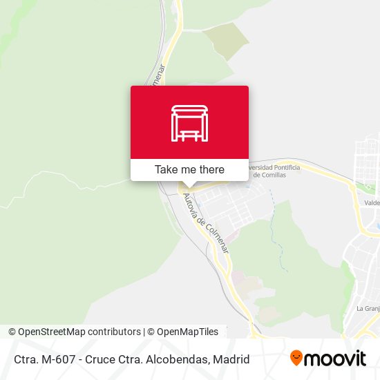 Ctra. M-607 - Cruce Ctra. Alcobendas map