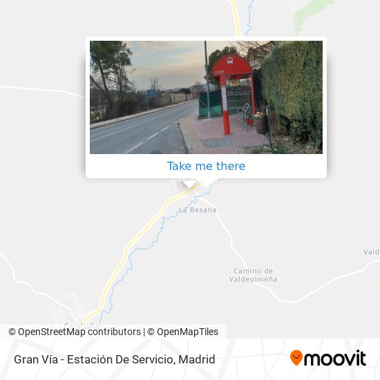 Gran Vía - Estación De Servicio map