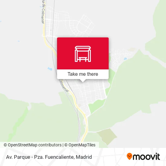Av. Parque - Pza. Fuencaliente map