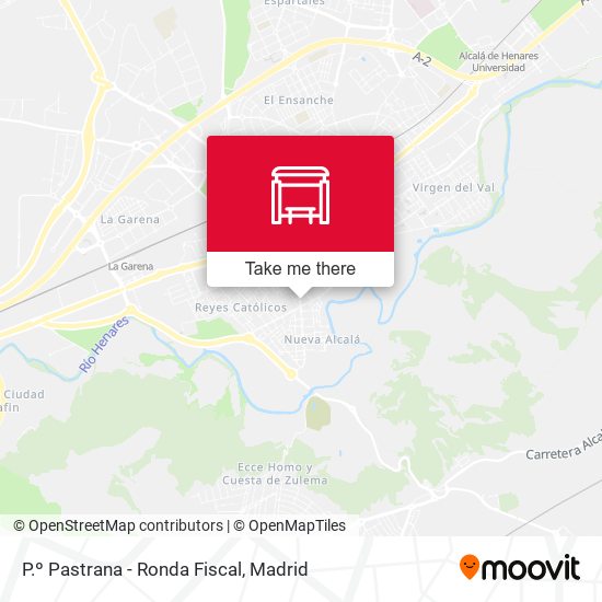 P.º Pastrana - Ronda Fiscal map