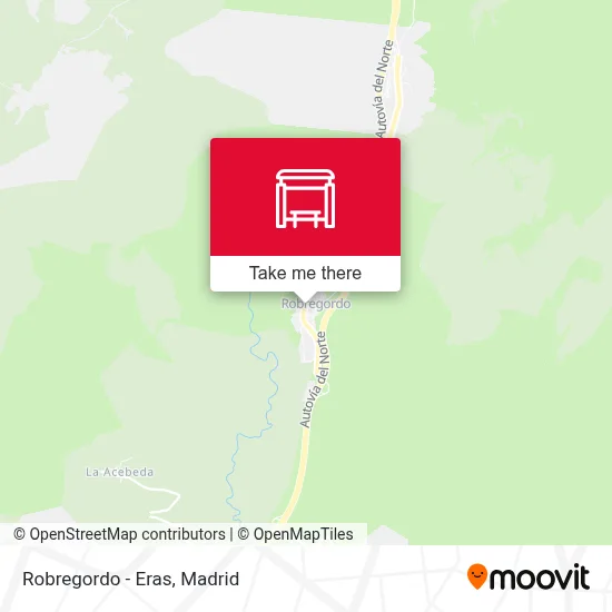 Robregordo - Eras map