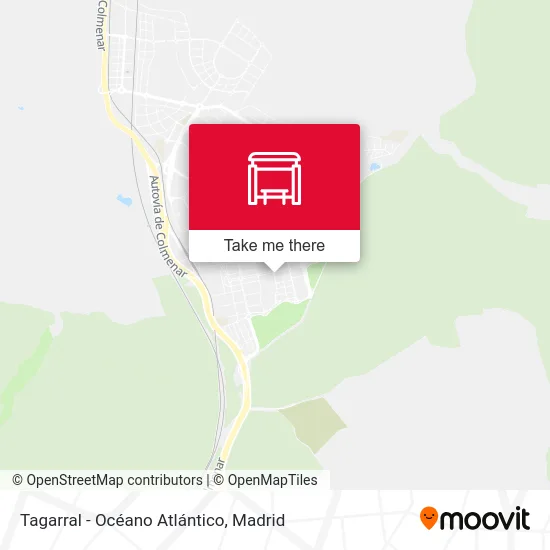 Tagarral - Océano Atlántico map