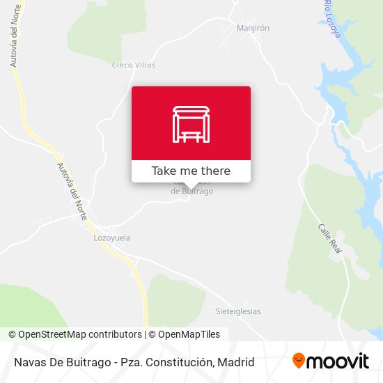 Navas De Buitrago - Pza. Constitución map