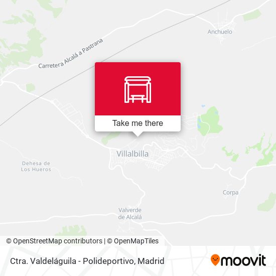 Ctra. Valdeláguila - Polideportivo map