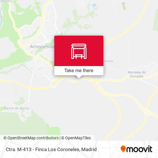 Ctra. M-413 - Finca Los Coroneles map