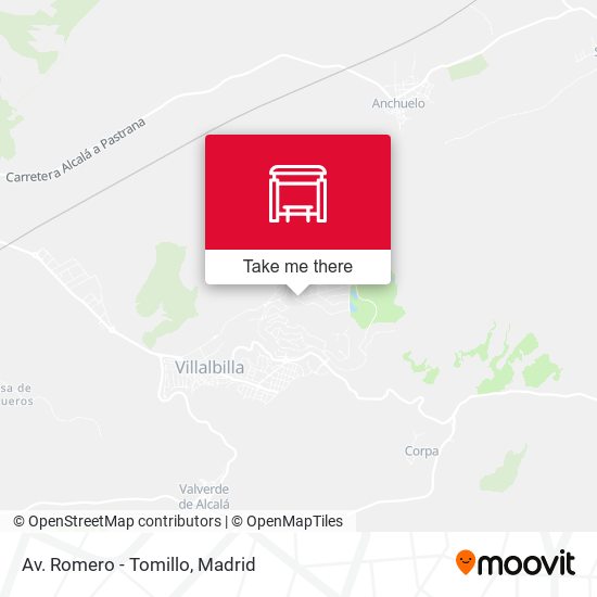 Av. Romero - Tomillo map