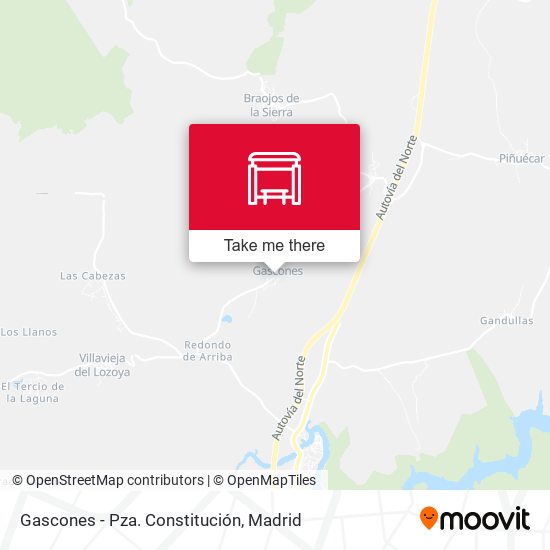 Gascones - Pza. Constitución map