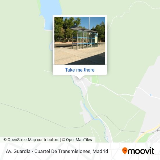 Av. Guardia - Cuartel De Transmisiones map