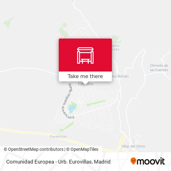 Comunidad Europea - Urb. Eurovillas map