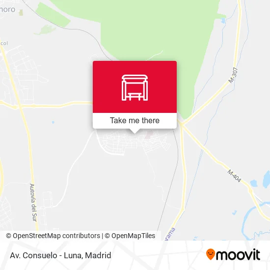 Av. Consuelo - Luna map