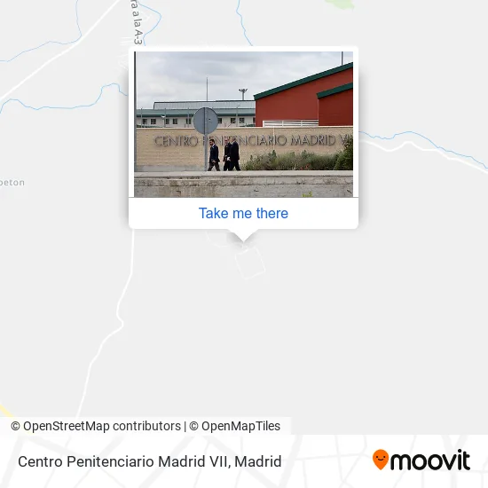 Centro Penitenciario Madrid VII map