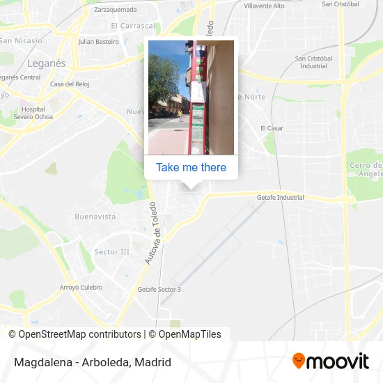 Magdalena - Arboleda map