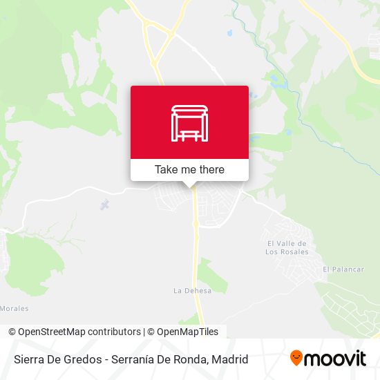 Sierra De Gredos - Serranía De Ronda map