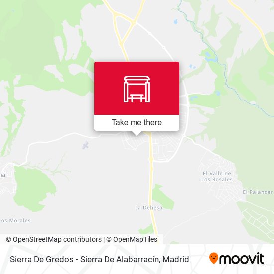 Sierra De Gredos - Sierra De Alabarracín map