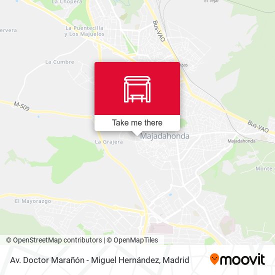 Av. Doctor Marañón - Miguel Hernández map