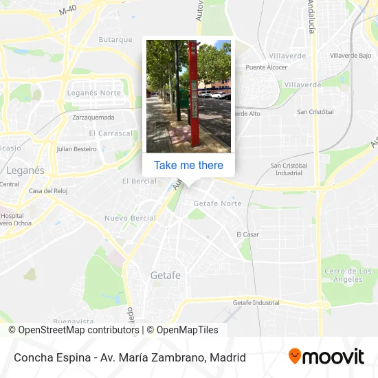 Concha Espina - Av. María Zambrano map