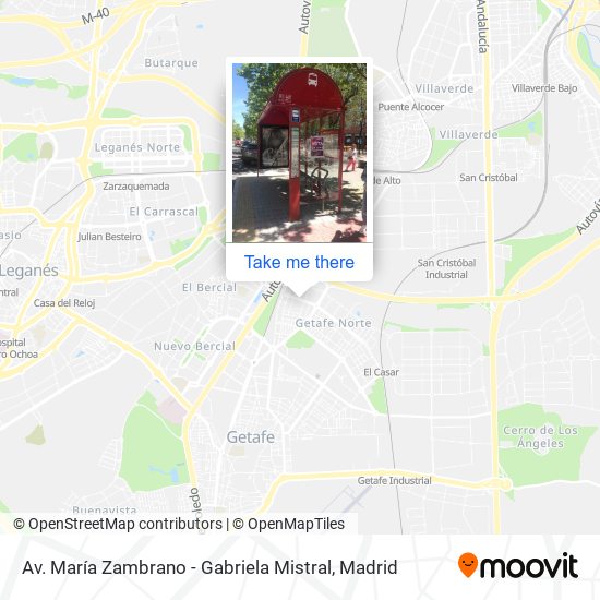 Av. María Zambrano - Gabriela Mistral map
