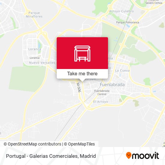 Portugal - Galerias Comerciales map