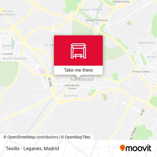 mapa Tesillo - Leganés