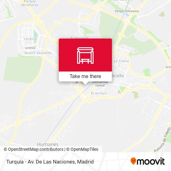 Turquía - Av. De Las Naciones map