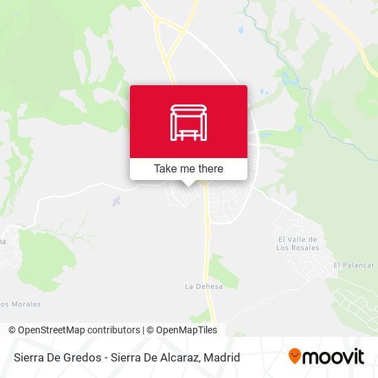 Sierra De Gredos - Sierra De Alcaraz map